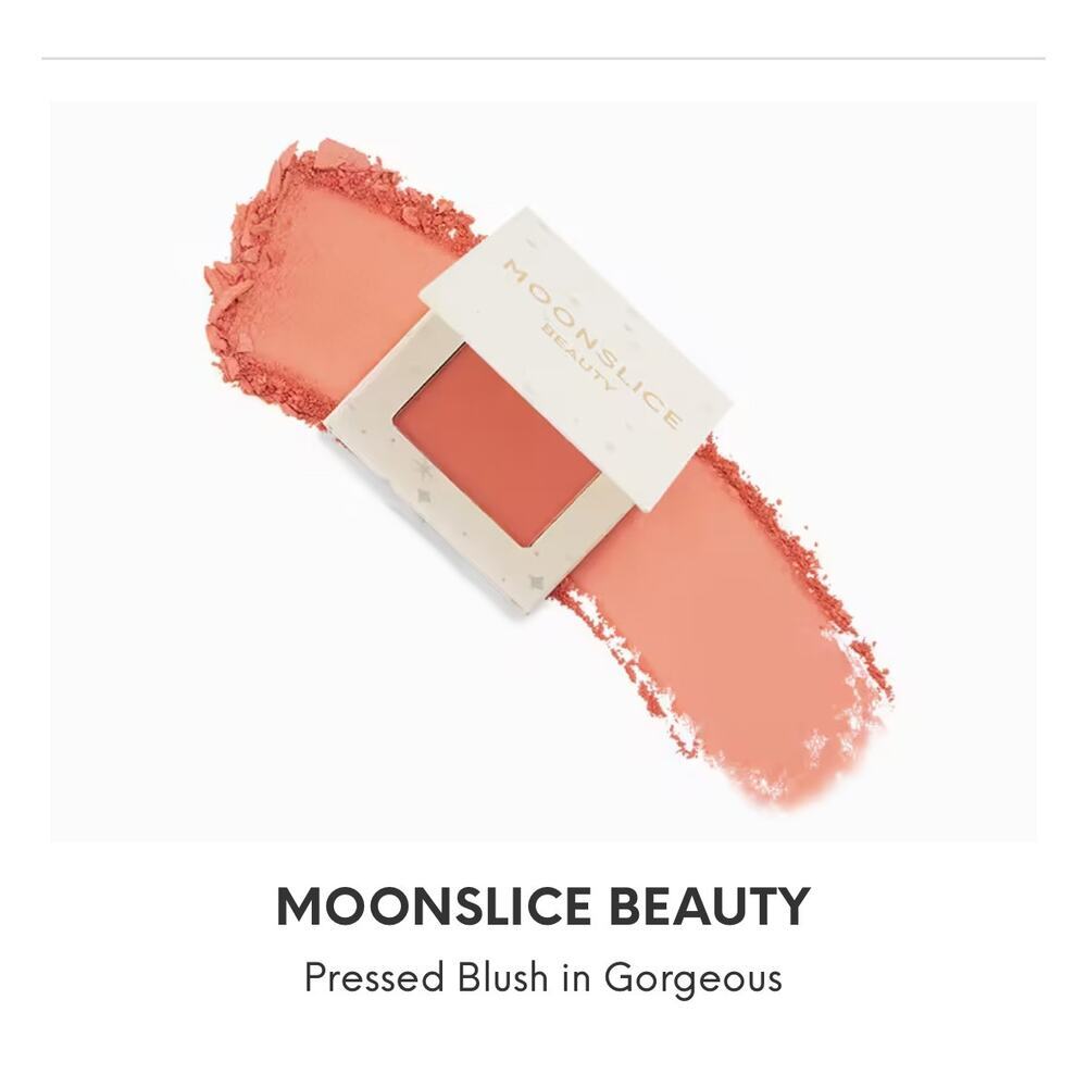 🇺🇸 BUNDLE ONLY - 5/$15 Moonslice Beauty Pressed Blush, Peach-Pink Color, NWT